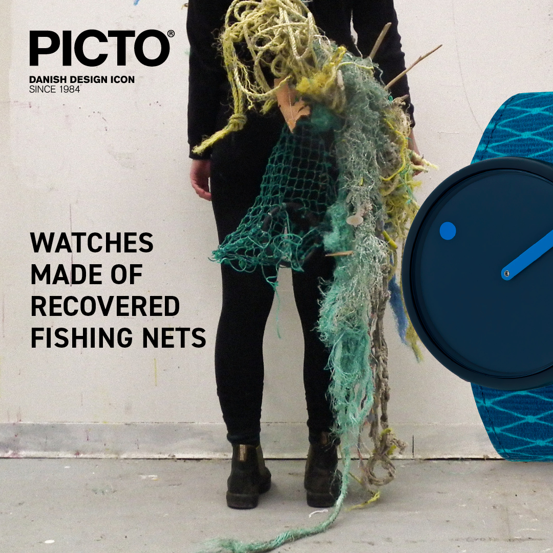 PICTO Ocean Ghost Net: sustainable watches from fishing nets