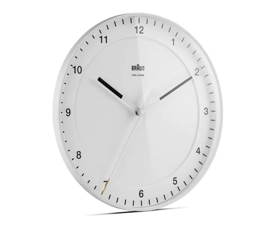 Braun BC17W DCF classic radio controlled wall clock