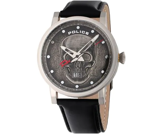 Police skull watch best sale