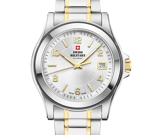 Swiss military watch stainless steel sale