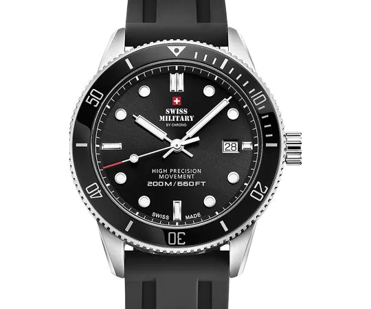 Swiss Military SM34088.07 Quartz Diver 42mm Mens watch cheap shopping Timeshop24