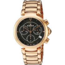 Edox 10220-37RM-NIR LaPassion Chronograph Ladies Watch 35mm 5ATM