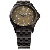 Traser H3 108738 P67 Officer GunMetal Khaki Mens Watch 42mm 10ATM