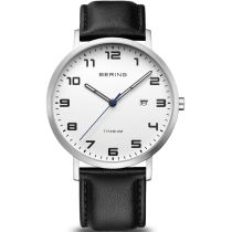 Bering 18640-404 men`s Titanium Mens Watch 40mm 5ATM