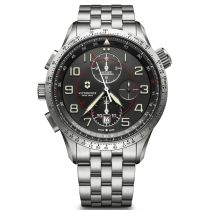 Victorinox 241722 Airboss Mach 9 Chronograph Mens Watch 45mm 10ATM