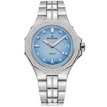 Edox 53020-3D120M-BUCND Delfin Diamant Diver Ladies Watch 38mm 20ATM