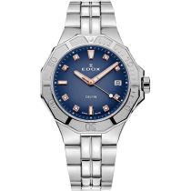 Edox 53020-3M-BUDDR Delfin Diver Ladies Watch 38mm 20ATM