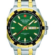 Swiss Alpine Military 7043.1144 Day-Date Mens Watch 42mm 10ATM