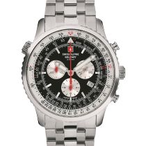 Swiss Alpine Military 7078.9137 Chronograph Mens Watch 45mm 10ATM