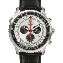 Swiss Alpine Military 7078.9538 Chronograph Mens Watch 45mm 10ATM