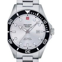 Swiss Alpine Military 7095.2132 Diver Automatic Mens Watch 44mm 30ATM