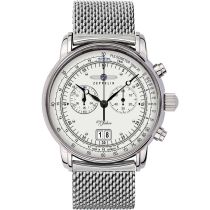 Zeppelin 7690M-1 big-date Chronograph 100 years Mens Watch 43mm 5ATM