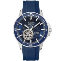 Bulova 96A303 Marine Star Mens Watch Automatic 45mm 20ATM