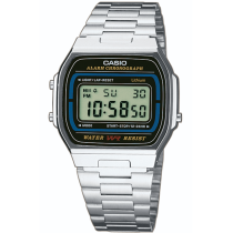 CASIO A164WA-1VES Collection Mens Watch 35mm 3 ATM