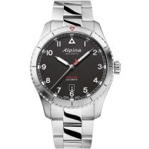 Alpina AL-525BW4S26B Startimer Pilot Automatic Mens Watch 