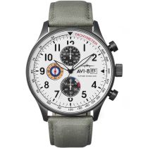 AVI-8 AV-4011-0B Hawker Hurricane Chronograph Mens Watch 42mm 5ATM