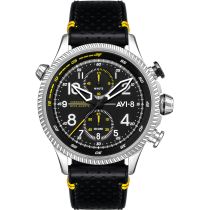 AVI-8 AV-4080-01 Hawker Hunter Chronograph Mens Watch 44mm 5ATM