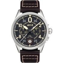 AVI-8 AV-4089-01 Spitfire Chronograph Mens Watch 42mm 5ATM