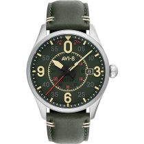 AVI-8 AV-4090-03 Spitfire Automatic Mens Watch 42mm 5ATM