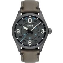 AVI-8 AV-4090-04 Spitfire Automatic Mens Watch 42mm 5ATM