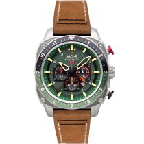 AVI-8 AV-4100-01 Mens Watch Hawker Hunter Dual Time Chronograph 43mm 5ATM