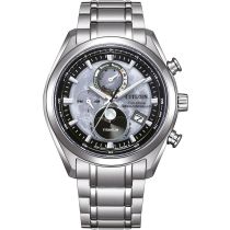 Citizen BY1010-81H Eco-Drive Moon Phase Titanium Radio Contr. Mens Watch