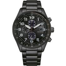 Citizen CA0775-79E Eco-Drive Chronograph mens watch 43mm 10ATM