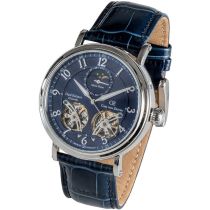 Carl von Zeyten CVZ0054BLS Murg Moonphase Automatic Mens Watch 46mm 5ATM