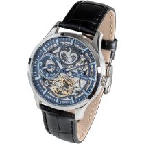 Carl von Zeyten CVZ0063BLS Freiburg Automatic Dual Time Mens Watch 44mm 