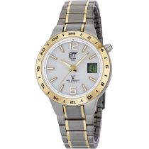 ETT EGT-11410-40M men`s solar titanium radio controlled watch 40mm 5ATM