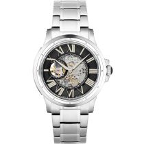 Thomas Earnshaw ES-8243-22 Comet Open Heart Skeleton Mens Watch 42mm