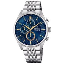 Festina F20285/3 Timeless Chronograph Mens Watch 41mm 5ATM