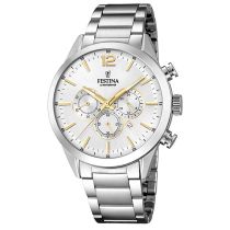 Festina F20343/1 Timeless Chronograph Mens Watch 43mm 10ATM