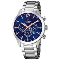 Festina F20343/9 Timeless Chronograph Mens Watch 43mm 10ATM