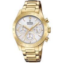 Festina F20400/1 Boyfriend Ladies Watch Chronograph 39mm 10ATM