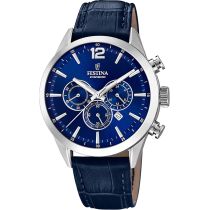 Festina F20542/2 Timeless Chronograph Mens Watch 44mm 5ATM