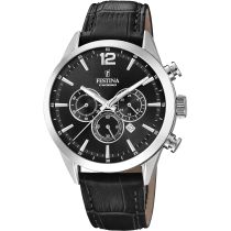 Festina F20542/5 Timeless Chronograph Mens Watch 44mm 5ATM