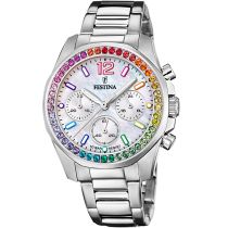 Festina F20606/2 Boyfriend Chronograph Ladies Watch 38mm 10ATM