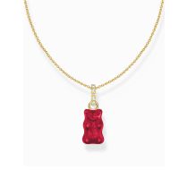 Thomas Sabo KE2209-414-10-L45 Gold-plated chain red Goldbears 