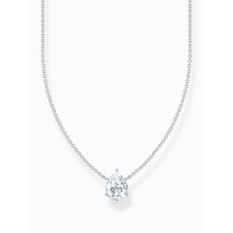 Thomas Sabo KE2213-051-14-L45V Silver necklace white drop pendant 