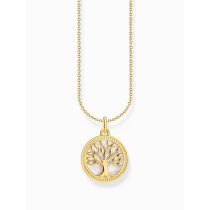 Thomas Sabo KE2220-427-39-L45V Gold-plated necklace tree of love