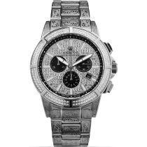 Louis XVI LXVI1127 Majeste Iced Out Chronograph Mens Watch 