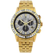 Louis XVI XLXVI1130 Mens Watch Majesté Iced Out Baguette 43mm 5ATM