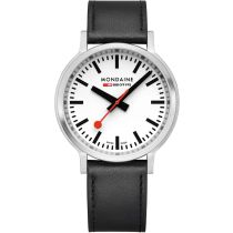 Mondaine MST.4101B.LBV.2SE Herrenuhr Stop2go 41mm 3ATM