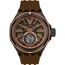 Nubeo NB-6075-0A Mens Watch Messenger Tourbillon Limited 