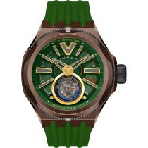 Nubeo NB-6075-0B Mens Watch Messenger Tourbillon Limited 