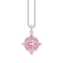 Thomas Sabo PE963-051-9 Silver pendant w. pink-coloured stones 