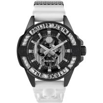 Philipp Plein PWAAA1822 The $kull Carbon Fiber Mens Watch 44mm 5ATM