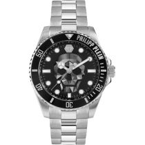 Philipp Plein PWOAA0522 The $kull Diver Mens Watch 44mm 10ATM