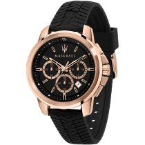 Maserati R8871621012 Successo Chronograph Mens Watch 44mm 5ATM